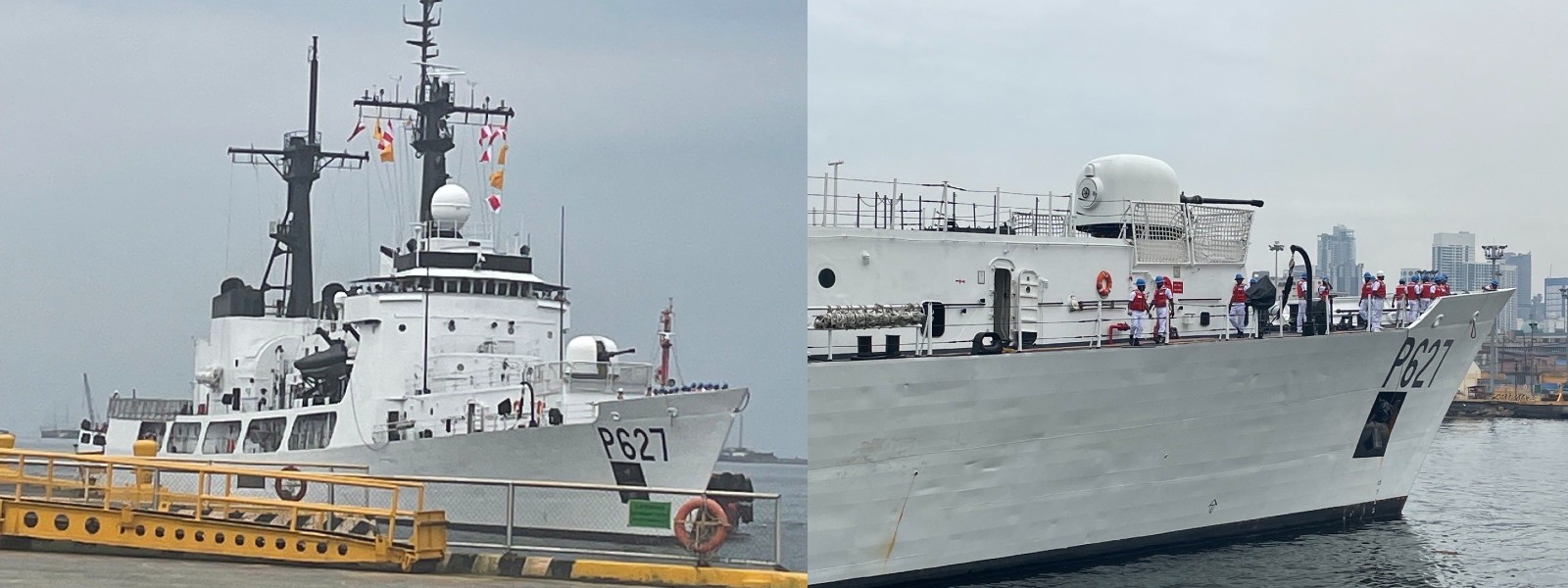 Sri Lanka's latest warship in Manila